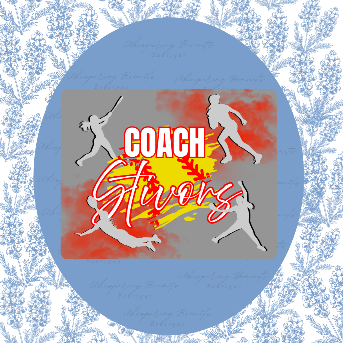Softball Coach Mouse Pad