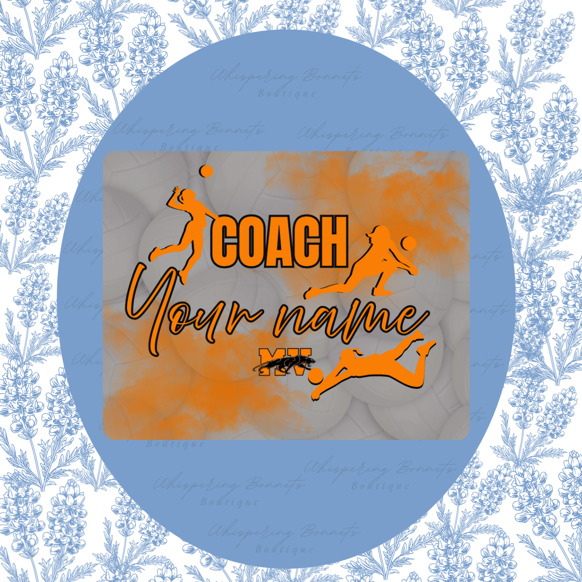 Volleyball Coach Mouse Pad