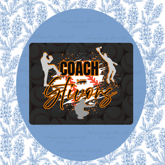 Baseball Coach Mouse Pad