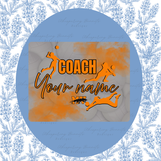 Volleyball Coach Mouse Pad